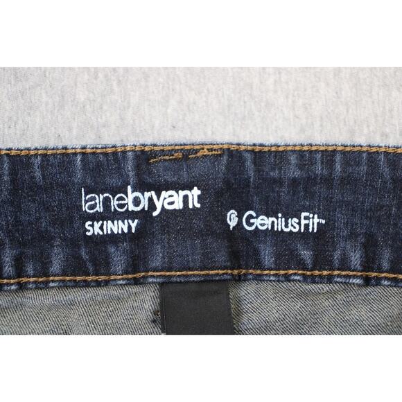 Lane Bryant Jeans Womens Size 20 Cotton Blend Stretch Genius Fit Skinny - Picture 3 of 7